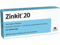 Wörwag Pharma GmbH & Co. KG Zinkit 20 überzogene Tabletten 20 St 04435255_DBA