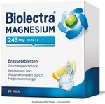 HERMES ARZNEIMITTEL GmbH Biolectra Magnesium 243 mg forte Zitrone Br.-Tabl. 20 St