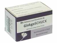 SCHUCK GmbH Arzneimittelfabrik Ginkgoschuck Tabletten 80 St 04761440_DBA