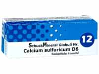 SCHUCK GmbH Arzneimittelfabrik Schuckmineral Globuli 12 Calcium sulfuricum D6 7.5 g