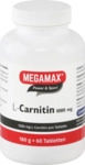 Megamax B.V. Megamax L-Carnitin 1000 mg Tabletten 60 St 01444839_DBA