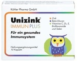 K&ouml;hler Pharma GmbH Unizink Immun Plus Kapseln 1X10 St 05489187_DBA