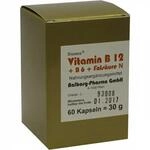 FBK Pharma GmbH Vitamin B12+B6+Fols&auml;ure Komplex N Kapseln 60 St 00093071_DBA