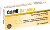 Cefak KG Cefavit D3 1.000 I.e. Filmtabletten 100 St 12490009_DBA