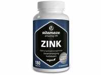 Vitamaze GmbH Zink 25 mg hochdosiert vegan Tabletten 180 St 12741486_DBA