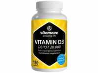 Vitamaze GmbH Vitamin D3 20.000 I.e. Depot hochdosiert Tabletten 180 St 13815270_DBA