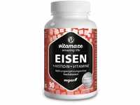 Vitamaze GmbH Eisen 20 mg+Histidin+Vitamine C/B9/B12 Kapseln 90 St 13947451_DBA