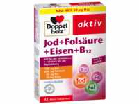Queisser Pharma GmbH & Co. KG Doppelherz Jod+Folsäure+Eisen+B12 Tabletten 45 St