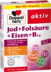 Queisser Pharma GmbH & Co. KG Doppelherz Jod+Fols&auml;ure+Eisen+B12 Tabletten 45 St