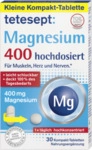 Merz Consumer Care GmbH Tetesept Magnesium 400 hochdosiert Tabletten 30 St