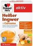 Queisser Pharma GmbH & Co. KG Doppelherz hei&szlig;er Ingwer+Curcuma Beutel 10 St