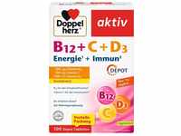 Queisser Pharma GmbH & Co. KG Doppelherz B12+C+D3 Depot aktiv Tabletten 100 St