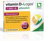 Dr. Loges + Co. GmbH Vitamin D-Loges 7.000 I.e. pflanzlich Wochendepot 30 St