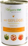 OrganicVet GmbH Dosennahrung Sensitive Gefl&uuml;gel f.Hunde 400 g 05740954_DBA