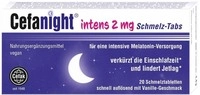 Cefak KG Cefanight intens 2 mg Schmelz-Tabs 20 St&uuml;ck 17544365_DBA
