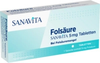 Sanavita Pharmaceuticals GmbH Fols&auml;ure Sanavita 5 mg Tabletten 20 St 14416342_DBA