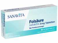 SANAVITA Pharmaceuticals GmbH Folsäure Sanavita 5 mg Tabletten 50 St 14416359_DBA