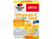 Queisser Pharma GmbH & Co. KG Doppelherz Vitamin C 1000+D3+Zink Depot Tabletten 60 St