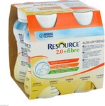 Nestl&eacute; Health Science (Deutschland) GmbH Resource 2.0 fibre Vanille 4X200 ml