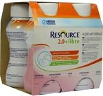 Nestl&eacute; Health Science (Deutschland) GmbH Resource 2.0 fibre Erdbeere 4X200 ml