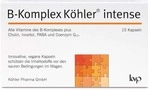 K&ouml;hler Pharma GmbH B-Komplex K&ouml;hler intense Kapseln 15 St 14448253_DBA