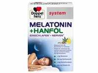 Doppelherz Melatonin+Hanföl system Kapseln 60 St