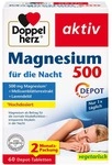 Queisser Pharma GmbH & Co. KG Doppelherz Magnesium 500 f&uuml;r die Nacht Tabletten 60 St