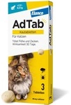 Elanco Deutschland GmbH Adtab 48 mg Kautabletten f&uuml;r Katzen >2-8 kg 3 St
