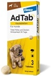 Elanco Deutschland GmbH Adtab 56 mg Kautabletten f&uuml;r Hunde 1,3-2,5 kg 3 St