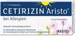 Aristo Pharma GmbH Cetirizin Aristo bei Allergien 10 mg Filmtabletten 7 St
