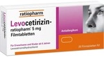 ratiopharm GmbH LEVOCETIRIZIN-ratiopharm 5 mg Filmtabletten 20 St 15197735_DBA