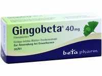 betapharm Arzneimittel GmbH Gingobeta 40 mg Filmtabletten 30 St 12461597_DBA