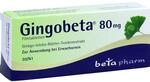 Betapharm Arzneimittel GmbH Gingobeta 80 mg Filmtabletten 30 St 12461628_DBA