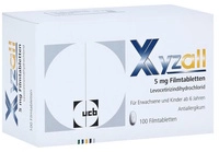 EurimPharm Arzneimittel GmbH Xyzall 5 mg Filmtabletten 100 St&uuml;ck 00008562_DBA