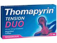 A. Nattermann & Cie GmbH Thomapyrin Tension DUO 400 mg/100 mg Filmtabletten 12 St