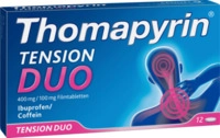 A. Nattermann & Cie GmbH Thomapyrin Tension DUO 400 mg/100 mg Filmtabletten 12 St