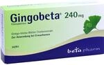 Betapharm Arzneimittel GmbH Gingobeta 240 mg Filmtabletten 30 St 12461692_DBA