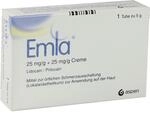 Aspen Germany GmbH Emla 25 mg/g + 25 mg/g Creme + 2 Tegaderm Pfl. 5 g 13231250_DBA