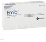 Aspen Germany GmbH Emla 25 mg/g + 25 mg/g Creme + 12 Tegaderm Pfl. 5X5 g 13231356_DBA