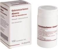 Abanta Pharma GmbH Calciumcarbonat Abanta 500 mg Kautabletten 100 St 13967502_DBA