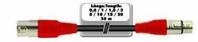 OMNITRONIC Kabel MC-05R,0,5m,schw/rot,XLR m/f,symm.