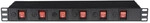 Showgear 19 Zoll 1HE Socketstrip, Schaltboard