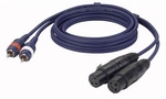 DAP-Audio DAP FL25 - 2 RCA Male L/R > 2 XLR/F 3 p. 1,5m