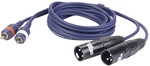 DAP-Audio DAP FL26 - 2 RCA Male L/R > 2 XLR/M 3 p. 3m