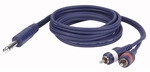 DAP-Audio DAP FL35 - Stereo Jack 6,3mm > 2 RCA Male L/R 6m
