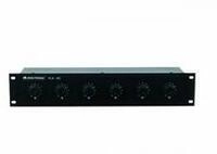 OMNITRONIC ELA 6S-Zonen LS-Regler 30W sw