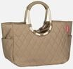 reisenthel - loopshopper L Rhombus Olive - Einkaufskorb , 25 l