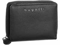 Bugatti Bella Ladies Zip Wallet in Schwarz (0.4 Liter), Geldbörse