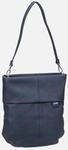 zwei - Mademoiselle M90 Nubuk/Ink - Hobo Bag , 8.1 l