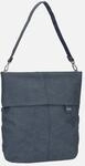 zwei - Mademoiselle M140 Nubuk/Blue - Hobo Bag , 12 l